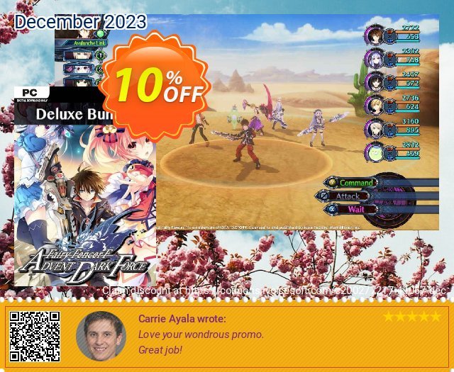 Fairy Fencer F: Advent Dark Force Deluxe Bundle PC discount 10% OFF, 2024 Memorial Day deals. Fairy Fencer F: Advent Dark Force Deluxe Bundle PC Deal 2024 CDkeys