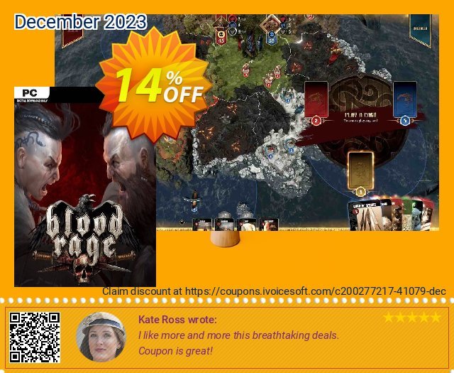 Blood Rage: Digital Edition PC terpisah dr yg lain sales Screenshot
