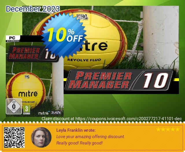 Premier Manager 10 PC aufregende Ausverkauf Bildschirmfoto