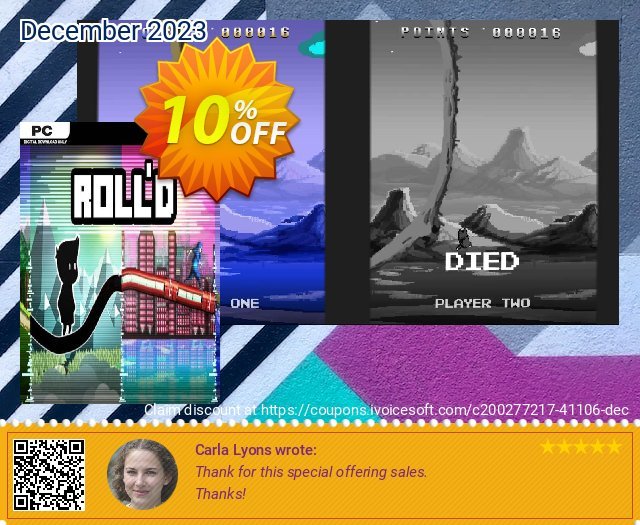 Roll&#039;d PC khusus voucher promo Screenshot