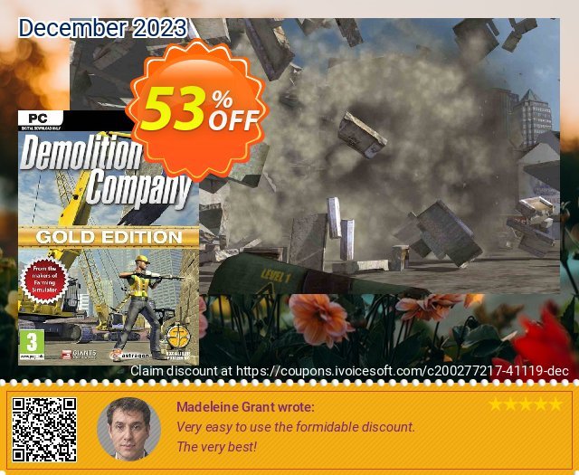 Demolition Company Gold Edition PC discount 53% OFF, 2024 African Liberation Day offering sales. Demolition Company Gold Edition PC Deal 2024 CDkeys