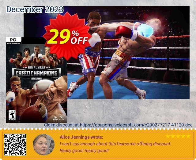 Big Rumble Boxing: Creed Champions PC discount 29% OFF, 2024 Mother's Day offering sales. Big Rumble Boxing: Creed Champions PC Deal 2024 CDkeys