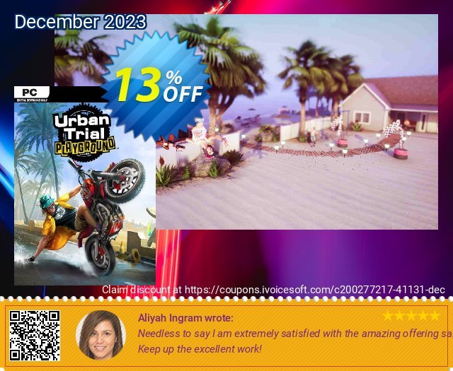 Urban Trial Playground PC discount 13% OFF, 2024 Mother Day promo. Urban Trial Playground PC Deal 2024 CDkeys