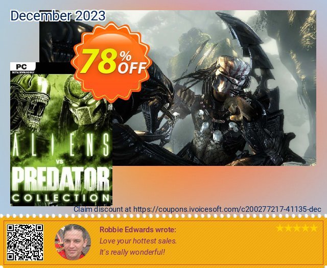 Aliens vs Predator Collection PC 驚くべき 昇進させること スクリーンショット