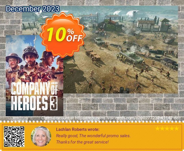 Company of Heroes 3 PC discount 10% OFF, 2024 Easter Day promotions. Company of Heroes 3 PC Deal 2024 CDkeys