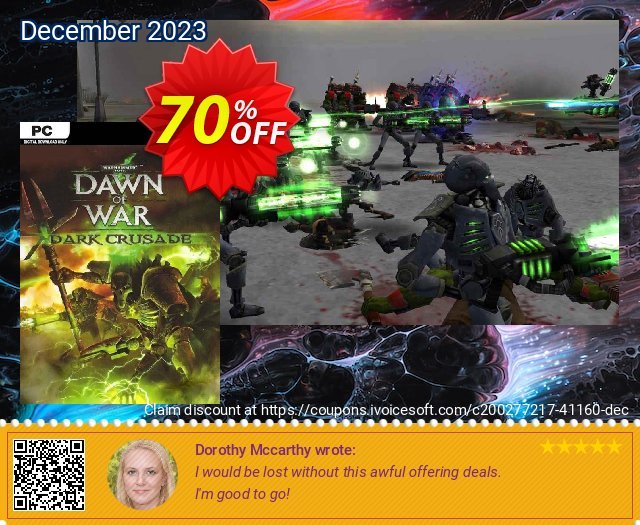 Warhammer 40,000 Dawn of War - Dark Crusade PC 令人吃惊的 产品销售 软件截图