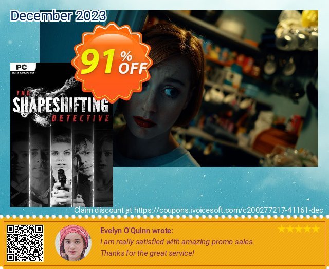 The Shapeshifting Detective PC discount 91% OFF, 2024 Mother Day sales. The Shapeshifting Detective PC Deal 2024 CDkeys