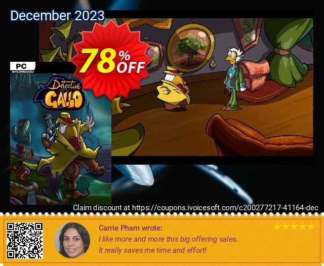 Detective Gallo PC discount 78% OFF, 2024 Mother Day discount. Detective Gallo PC Deal 2024 CDkeys