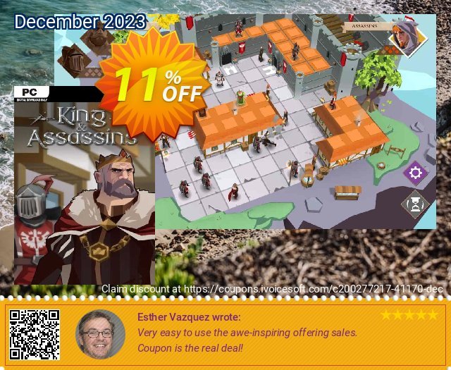 King and Assassins PC discount 11% OFF, 2024 Mother's Day offering sales. King and Assassins PC Deal 2024 CDkeys