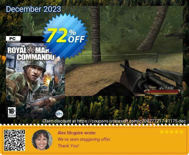 The Royal Marines Commando PC discount 72% OFF, 2024 Mother's Day offering sales. The Royal Marines Commando PC Deal 2024 CDkeys