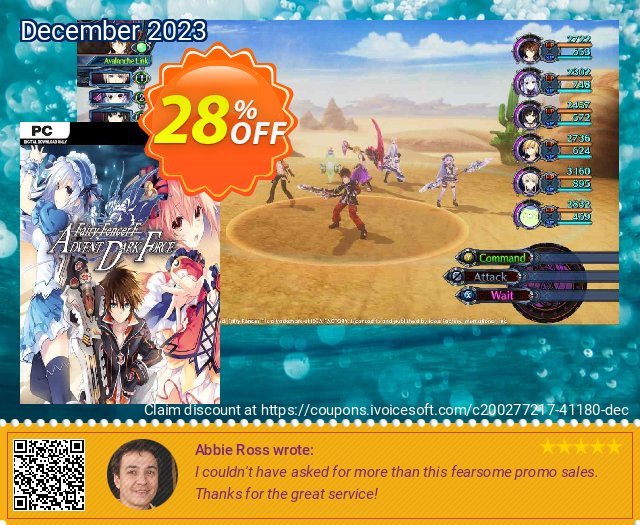 Fairy Fencer F Advent Dark Force PC wunderschön Promotionsangebot Bildschirmfoto