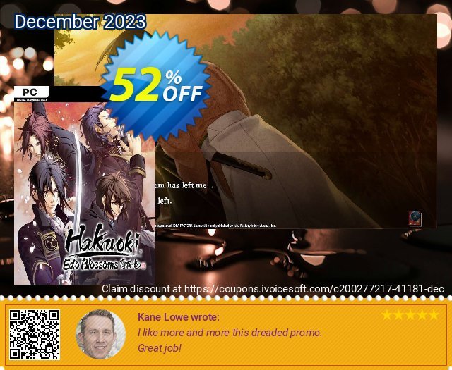 Hakuoki: Edo Blossoms PC verblüffend Nachlass Bildschirmfoto