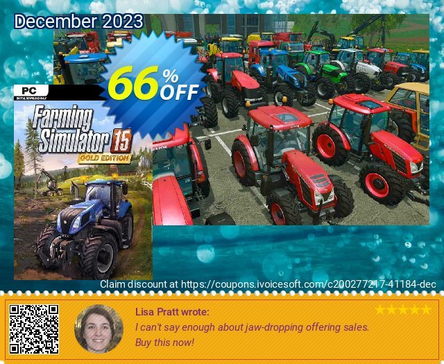 Farming Simulator 15 Gold Edition PC megah penawaran Screenshot