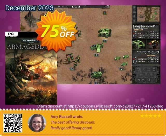 Warhammer 40000: Armageddon PC discount 75% OFF, 2024 Resurrection Sunday offering sales. Warhammer 40000: Armageddon PC Deal 2024 CDkeys