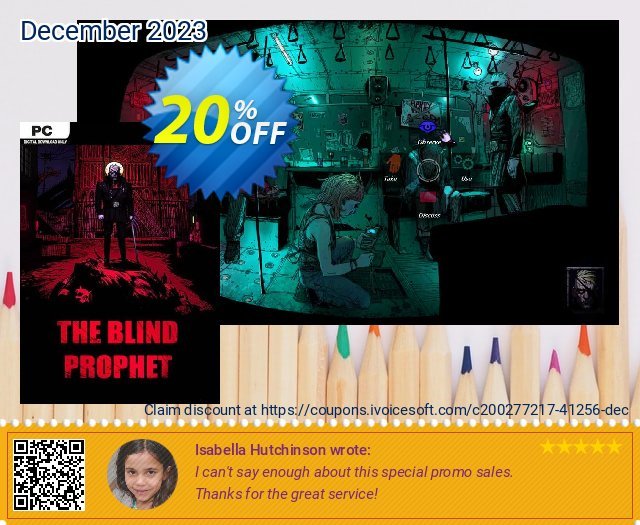 The Blind Prophet PC discount 20% OFF, 2024 April Fools' Day promotions. The Blind Prophet PC Deal 2024 CDkeys