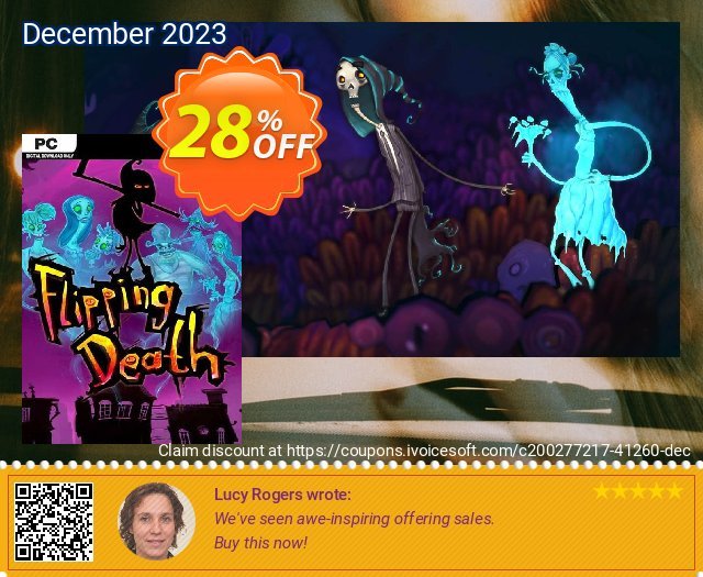 Flipping Death PC exklusiv Sale Aktionen Bildschirmfoto