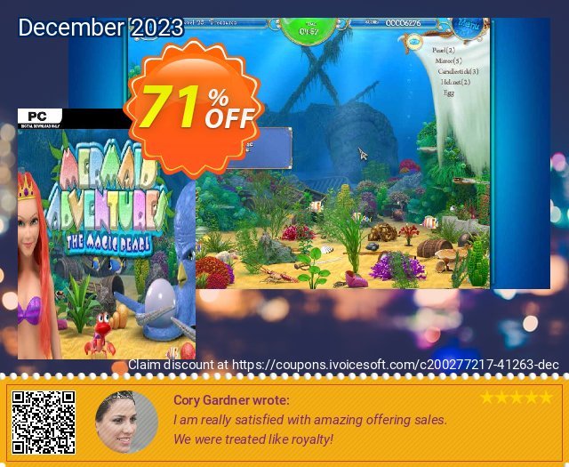Mermaid Adventures: The Magic Pearl PC ausschließenden Preisnachlässe Bildschirmfoto