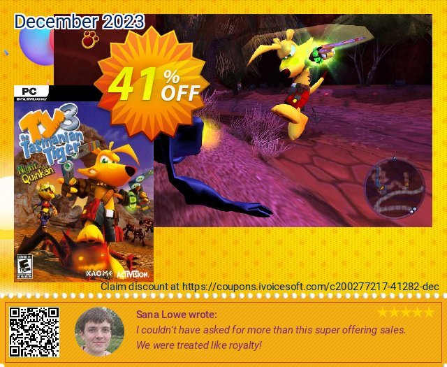 TY the Tasmanian Tiger 3 PC discount 41% OFF, 2024 Memorial Day promo sales. TY the Tasmanian Tiger 3 PC Deal 2024 CDkeys