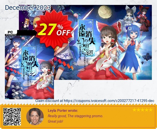 The Disappearing of Gensokyo PC discount 27% OFF, 2024 Mother's Day deals. The Disappearing of Gensokyo PC Deal 2024 CDkeys