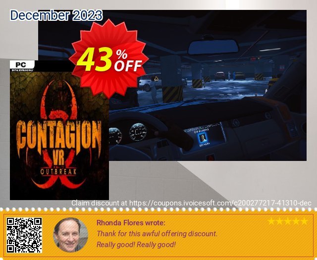 Contagion VR: Outbreak PC discount 43% OFF, 2024 World Heritage Day offering sales. Contagion VR: Outbreak PC Deal 2024 CDkeys