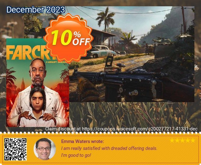 Far Cry 6 PC discount 10% OFF, 2024 Easter offering sales. Far Cry 6 PC Deal 2024 CDkeys