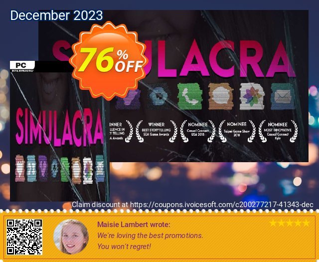 Simulacra PC 了不起的 销售折让 软件截图