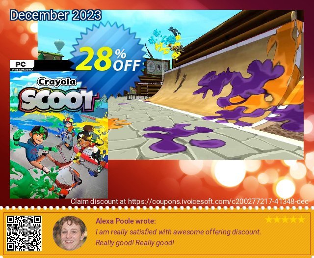 Crayola Scoot PC dahsyat promosi Screenshot