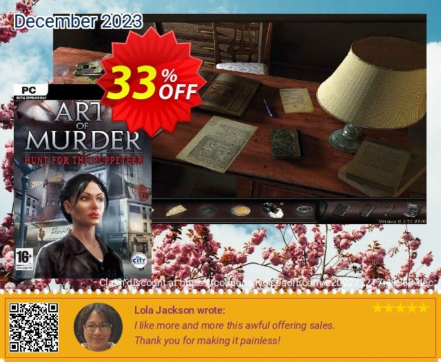Art of Murder - Hunt for the Puppeteer PC 令人难以置信的 扣头 软件截图