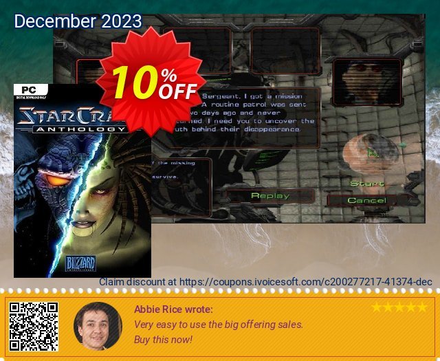 StarCraft Anthology PC beeindruckend Außendienst-Promotions Bildschirmfoto