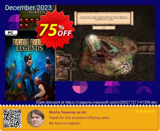 Fighting Fantasy Legends PC hebat voucher promo Screenshot