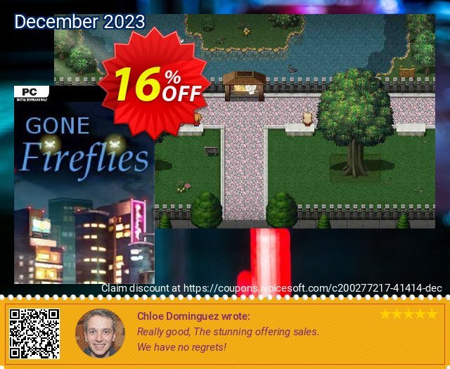 Gone Fireflies PC discount 16% OFF, 2024 African Liberation Day offering deals. Gone Fireflies PC Deal 2024 CDkeys
