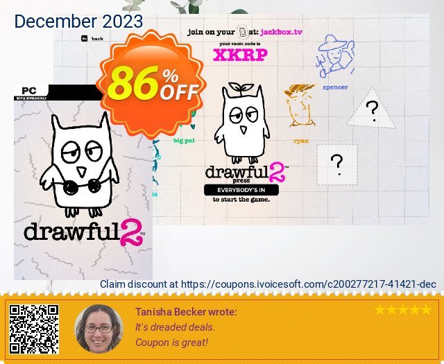 Drawful 2 PC discount 86% OFF, 2024 Mother Day offering sales. Drawful 2 PC Deal 2024 CDkeys