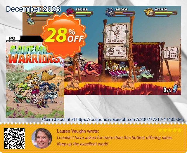 Caveman Warriors PC discount 28% OFF, 2024 Mother's Day promo. Caveman Warriors PC Deal 2024 CDkeys