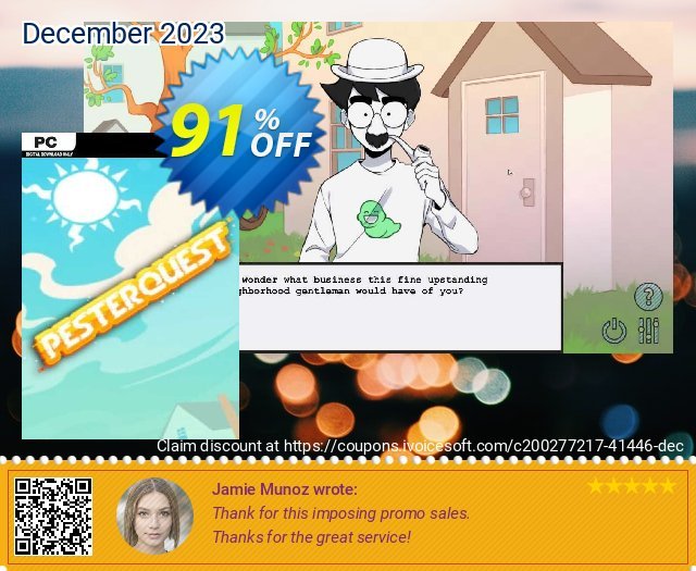 Pesterquest PC eksklusif voucher promo Screenshot