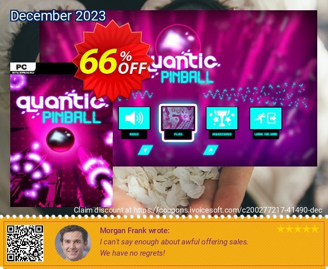 Quantic Pinball PC discount 66% OFF, 2024 Mother's Day offering deals. Quantic Pinball PC Deal 2024 CDkeys