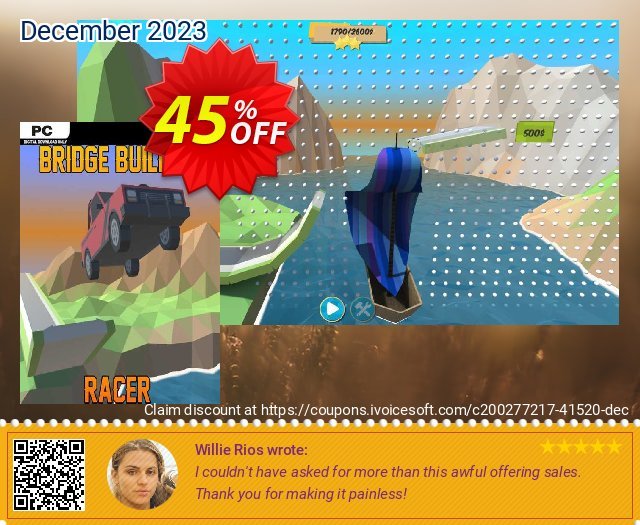 Bridge Builder Racer PC atemberaubend Angebote Bildschirmfoto