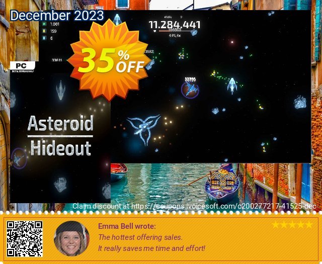 Asteroid Hideout PC mewah kode voucher Screenshot