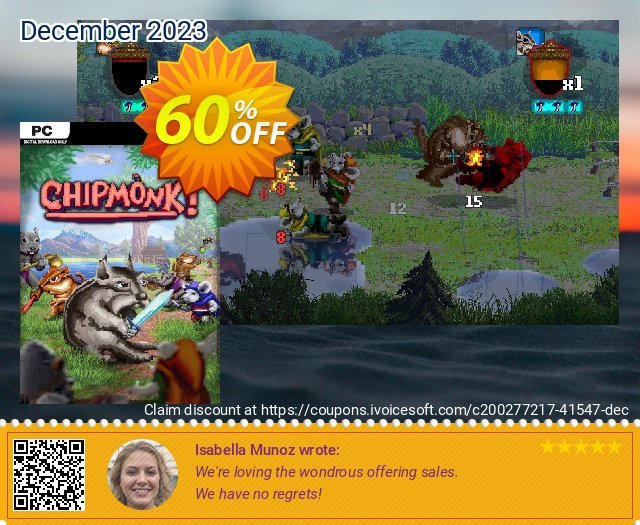 Chipmonk! PC discount 60% OFF, 2024 Memorial Day offering deals. Chipmonk! PC Deal 2024 CDkeys