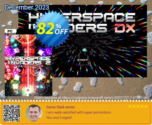 Hyperspace Invaders II: Pixel Edition PC 了不起的 产品销售 软件截图