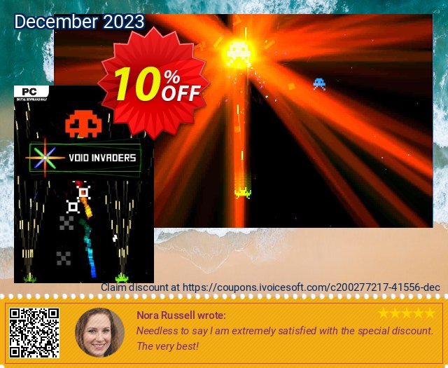Void Invaders PC mewah penawaran promosi Screenshot