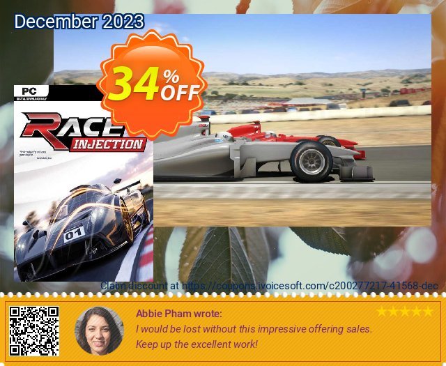 RACE Injection PC 令人敬畏的 销售折让 软件截图