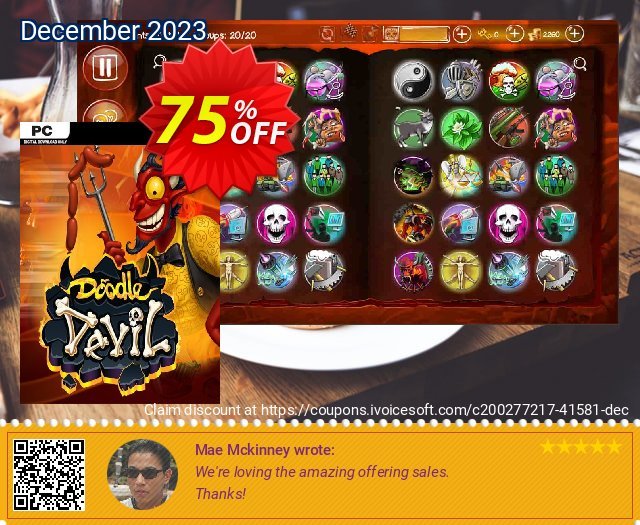 Doodle Devil PC 优秀的 产品销售 软件截图