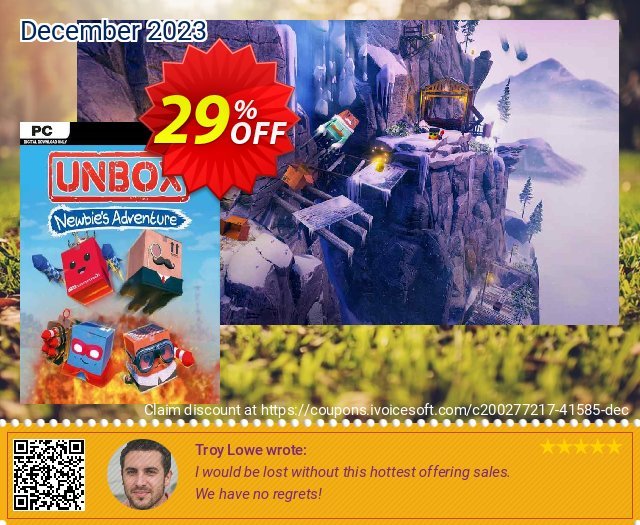 Unbox: Newbie&#039;s Adventure PC 令人敬畏的 产品销售 软件截图
