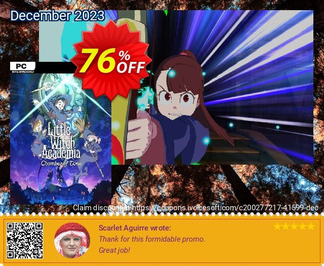 Little Witch Academia: Chamber of Time PC 素晴らしい 値下げ スクリーンショット