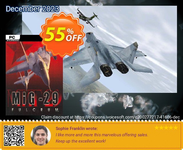 MiG-29 Fulcrum PC 令人敬畏的 产品销售 软件截图