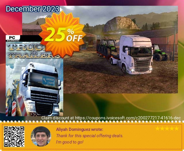 Trucks and Trailers PC discount 25% OFF, 2024 Mother Day promotions. Trucks and Trailers PC Deal 2024 CDkeys