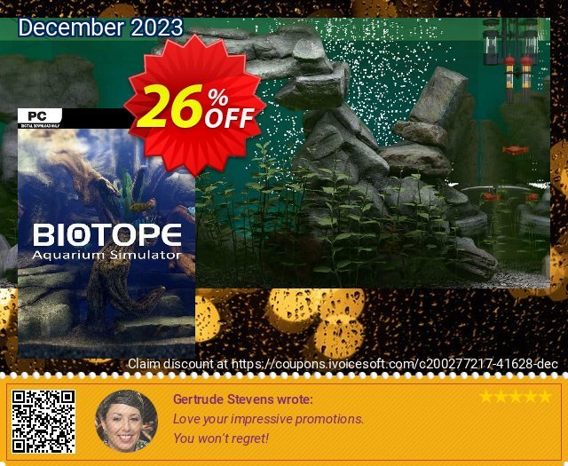 BIOTOPE PC aufregende Ausverkauf Bildschirmfoto