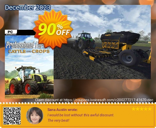 Professional Farmer Cattle and Crops PC tersendiri promo Screenshot