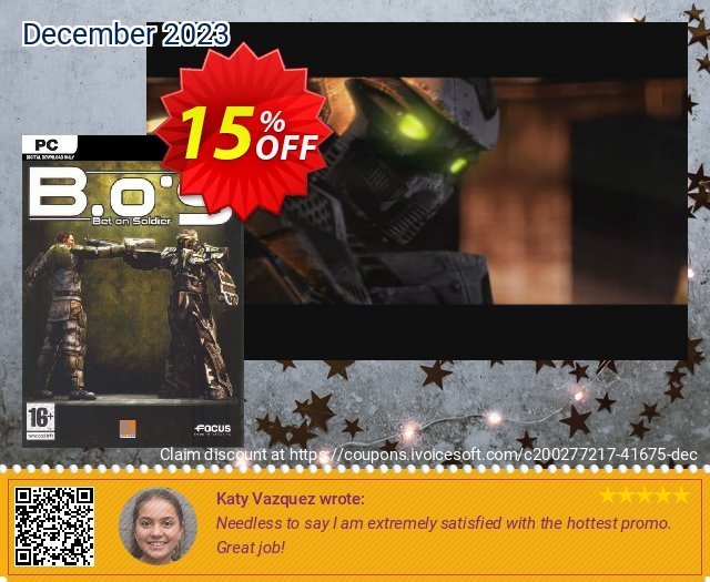 Bet on Soldier PC discount 15% OFF, 2024 Mother's Day deals. Bet on Soldier PC Deal 2024 CDkeys