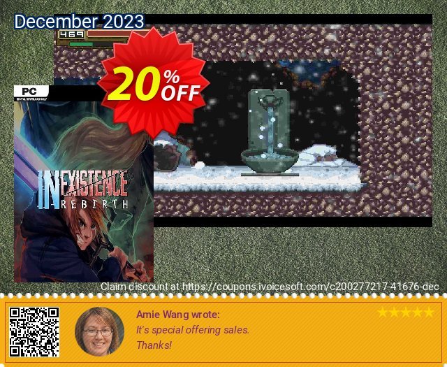 Inexistence Rebirth PC discount 20% OFF, 2024 Working Day offer. Inexistence Rebirth PC Deal 2024 CDkeys